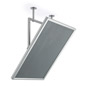 Poster Swivel Ceiling Mount Frame - Great for Drop or Traditional Interiors 24 x 36 silver poster swivel ceiling mount frame