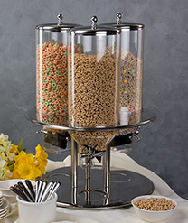 Clear Plastic Buffet Container Polycarbonate Food Dispenser