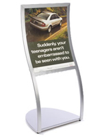 Sign Displays: Hold a 22" x 28" Poster sign displays
