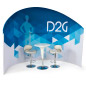 Trade Show Furniture and Graphics Set for Meetings Trade Show Furniture and Graphics Set with Bar Stools and Table