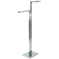 Clothing Rack: Adjustable Height, Two-Sided garment display