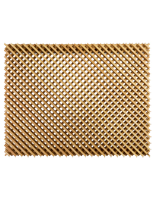 Designer Wood Lattice Slatwall Display for Wall Mounting Wall mounted designer wood lattice slatwall display