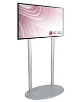 All in one digital signage set with LG SuperSign software built in