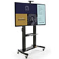 This Mobile Digital Monitor Display Stand Is a Great Solution for Lecture Halls Mobile digital monitor display stand with stationary bracket