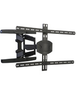 Curved TV Wall Mount, Articulating Arm Curved TV Wall Mount with Integrated Cable Organization