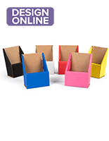 Six color option custom cardboard pamphlet holders