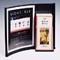 Concave Sign & Brochure Holder brochure holder