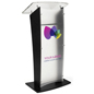 Customizable Printed Public Speaking Stand Printed Public Speaking Stand for Business Environments