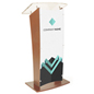 Customized Public Speaking Lectern with Downloadable Templates Customized Public Speaking Lectern, Fully Assembled