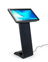 32” Slanted Touch Screen Digital Kiosk Digital floor standing sign with touch screen