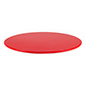 This 20" Red DCR Series Round Plastic Display Case Base Makes it Easy to Add Color to Your Store Décor 20" red DCR series round plastic display case base with grooved edge