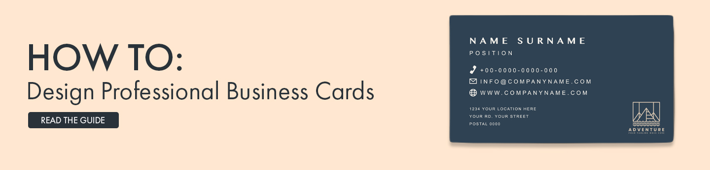Designing Effective & Professional Calling Cards Professional Business Card Design