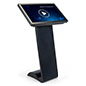This Horizontal Touch Screen Display Floor Stand Can Present Promotional Informaiton When Placed in Medical Offices Horizontal touch screen display floor stand with sharp 1080p resolution