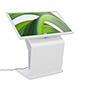 49" Slanted Touch Screen Kiosk w/ Adjustable Viewing Angle - White or Black