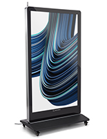 Digital poster screen with UHD display