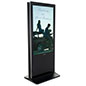 Dual Floor Standing Digital Signage with Built In Content Management System for Easy Uploads Dual floor standing digital signage with 55 inch LED screens