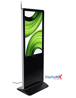 43" digital advertising display system with floor standing placement style