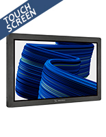 Touch screen wall display with 21" monitor