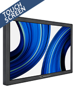 Touch screen wall display available in multiple sizes