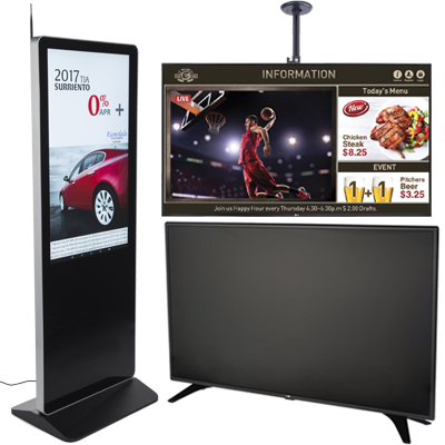 digital signage players and stands come with optional pre-designed templates digital signage players and stands