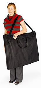 Protect your exhibition display boards during transport or storage with the included carry bag Folding exhibition display boards transport neatly in their own carrying bag