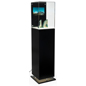 Digital Pedestal Vitrine for Photo, Video, and Audio Content 13" Square Digital Pedestal Vitrine