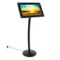 Digital Floor Sign Pedestal Features 21.5" Media Screen for Marketing Content Digital floor sign pedestal with static playback or slideshow features