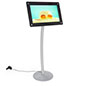 Digital Poster Pedestal Stand is a Modern Wayfinding Solution for Event Lobbies Digital poster pedestal stand with 21.5 inch media display