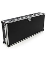 Storage case for floor standing digital signage with a weight of 75 pounds