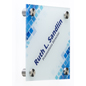 Custom 6 x 6 Standoff Wall Sign for Universities Acrylic Custom 6 x 6 Standoff Wall Sign