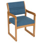Blue Office Waiting Room Chair Great for Travel Agencies Blue Office Waiting Room Chair, 400 lbs Weight Capacity