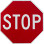 24" Stop Sign Great for Seeing at Night 24" Stop Sign, Retroreflective