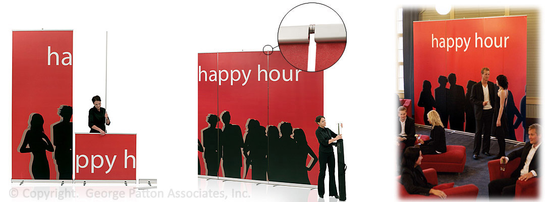 This Expand graphic mural is 12x10 feet graphic mural