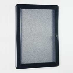24" Enclosed Black Frame Fabric Board enclosed fabric board