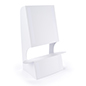 This Double Wing Cardboard Floor Easel Is Great for Trade Shows Double wing cardboard floor easel with overall width of 26.95 inches