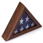 Oblique Shot of American Flag Frame American Flag Frame with Traditional Military Look