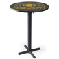 Custom Logo Pub Table Offers High-Visibility Advertising Round custom logo pub table with full color printed tabletop