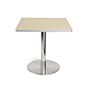 Cafeteria Height Pub Table with Modern Style Cafeteria height pub table with steel base