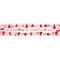 This 4" x 24" Holiday Social Distancing Floor Sticker Will Promote Safety and Holiday Cheer Within Your Unique Customer Environment 4 x 24 holiday social distancing floor sticker with pre-printed candy cane graphic