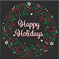 48” x 48” Seasonal Floor Decal Enhances any Office Setting with a Seasonal Look 48” x 48” seasonal floor decal with chalkboard look