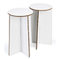 Innovative Design on Cardboard Party Stools 28.25"h round cardboard party stools set of 2 with double wall corrugated construction