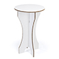 Double-Wall Corrugated Cardboard Bar Table 42.25"h round cardboard bar table with double-wall corrugated construction