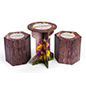 Modular Design Branded Cardboard Event Table Set 3-piece table & stools branded cardboard event table set for parties or trade shows