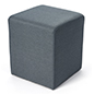 Square Ottoman Seating Cube is 17" Tall Square ottoman seating cube for events or lounge spaces