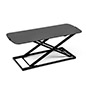 Folding Sit Stand Laptop Workstation - Potentially Burn Calories While you Work Folding sit stand laptop workstation with steel construction