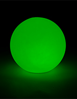 LED ball lamp provides 10 to 12 of charged illuminated hours