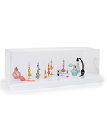 Lighted acrylic display case with 16-color LED base