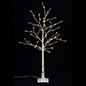 This Lighted Birch Tree Will Bring a Beautiful Ambiance to Your Café Lighted birch tree with warm LED lights