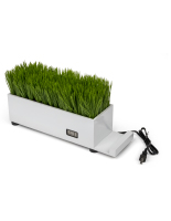 Plastic Grass Decorative Charging Planter Helps to Organize Desk Space white plastic grass decorative charging planter