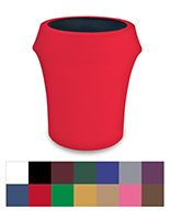 Use These Spandex Trash Can Covers to Give Barrels a Fresh Look and Secure Liners Spandex trash can covers fits 55 gallon size barrels